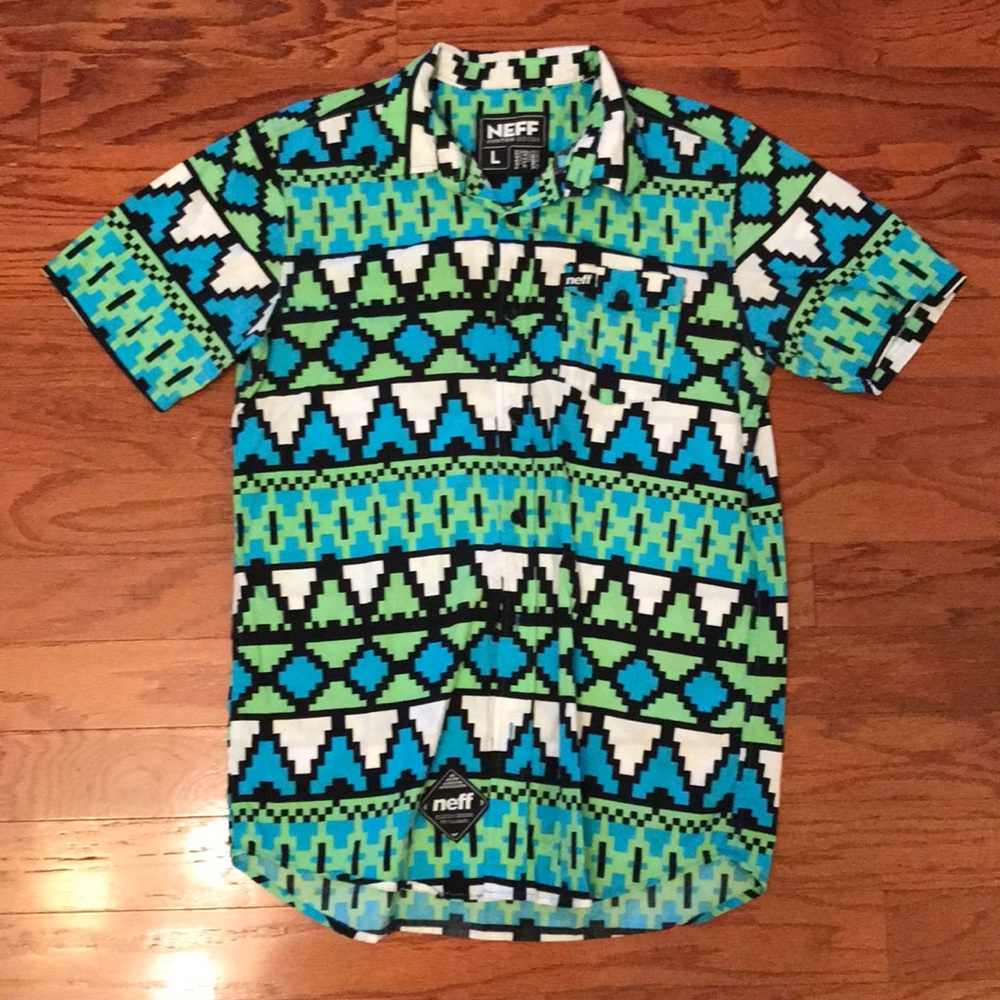 Custom Short Sleeve button down. Great design
